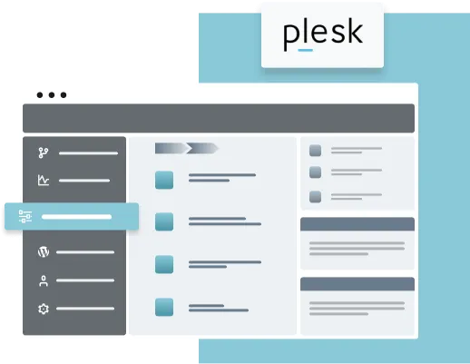 Plesk панел за лесно управление на VPS сървъра.